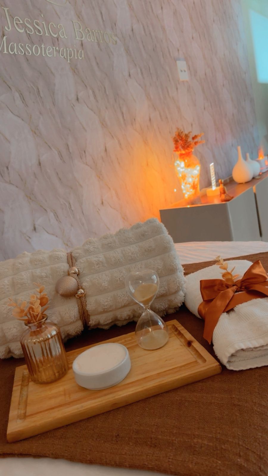 Decoração especial com pétalas